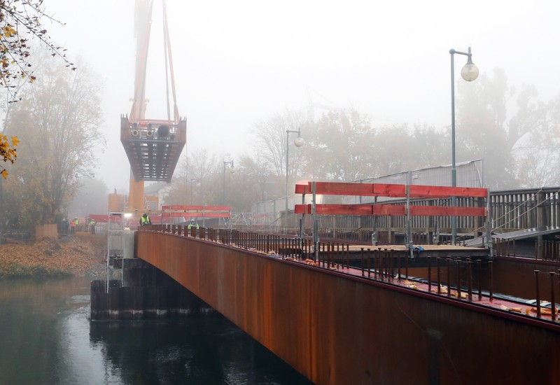 Die Baustelle fotografiert von Christine Vincon