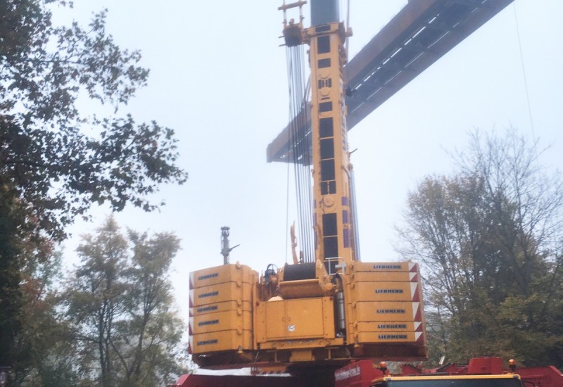 Päzise Arbeit im nebelverhangenen Herbst