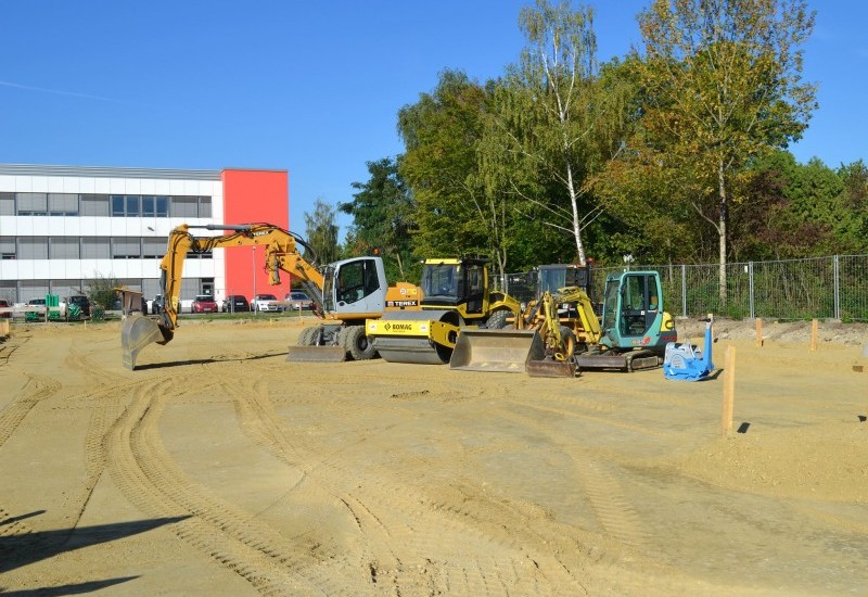 Grundstück wird vorbereitet