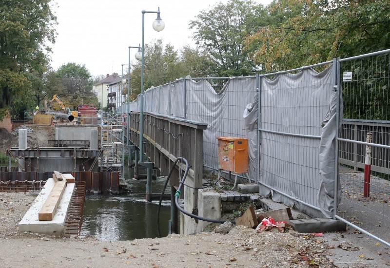 Überblick über die Baustelle