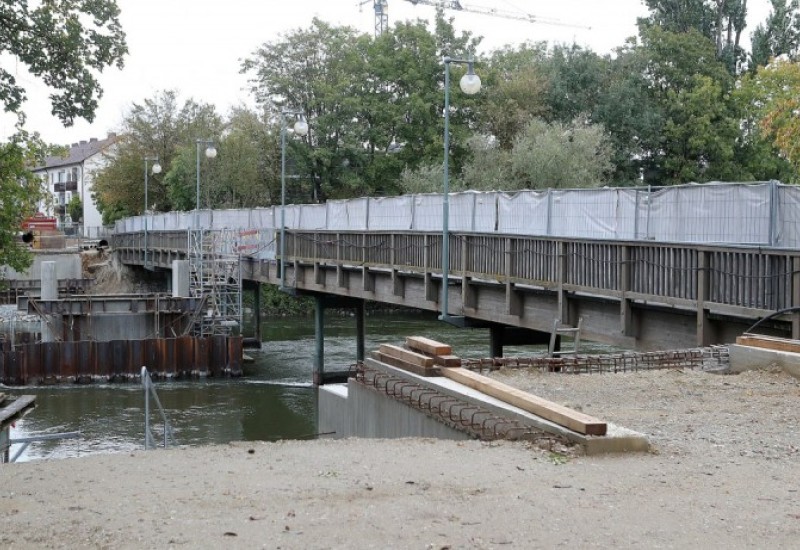 Überblick über die Baustelle Anfang Oktober