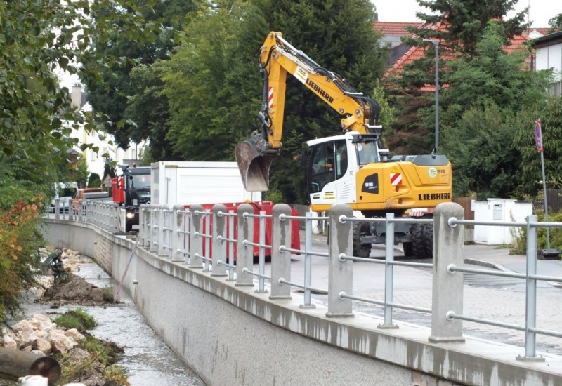 Bilder einer Baustellentour im August